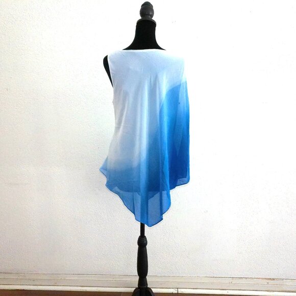 WAPI, Women's Blue/white tank top with cover, double layers - Picture 5 of 9